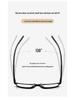 Color-Changing Anti-Slip Sports Reading Glasses with Single Vision Flat Lens, Fashionable Square Frames, TikTok Style.