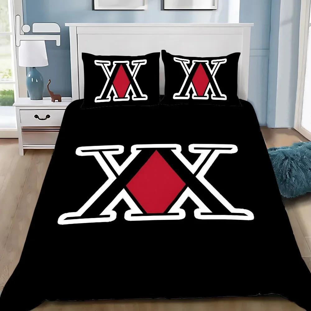 Anime Duvet Cover Pillowcase Hunter X Hunter Bedding Set Adult Boy Girl Bedroom Decoration Children Single Double Large Size