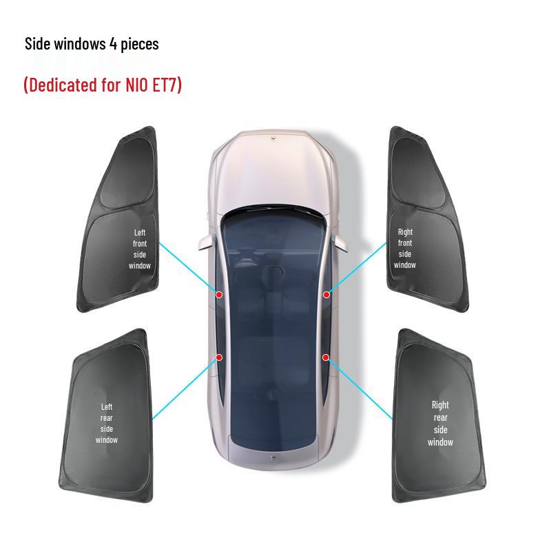 NIO ET7 Car Sunshade: Sunroof Heat Insulation & Anti-Peeping Modification Supplies