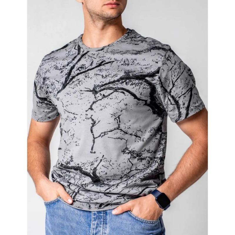 Summer Fashion Men and Women's T-shirt 3D Flower Print Casual Loose Outdoor Boy Short Sleeve Tees Top Pullover
