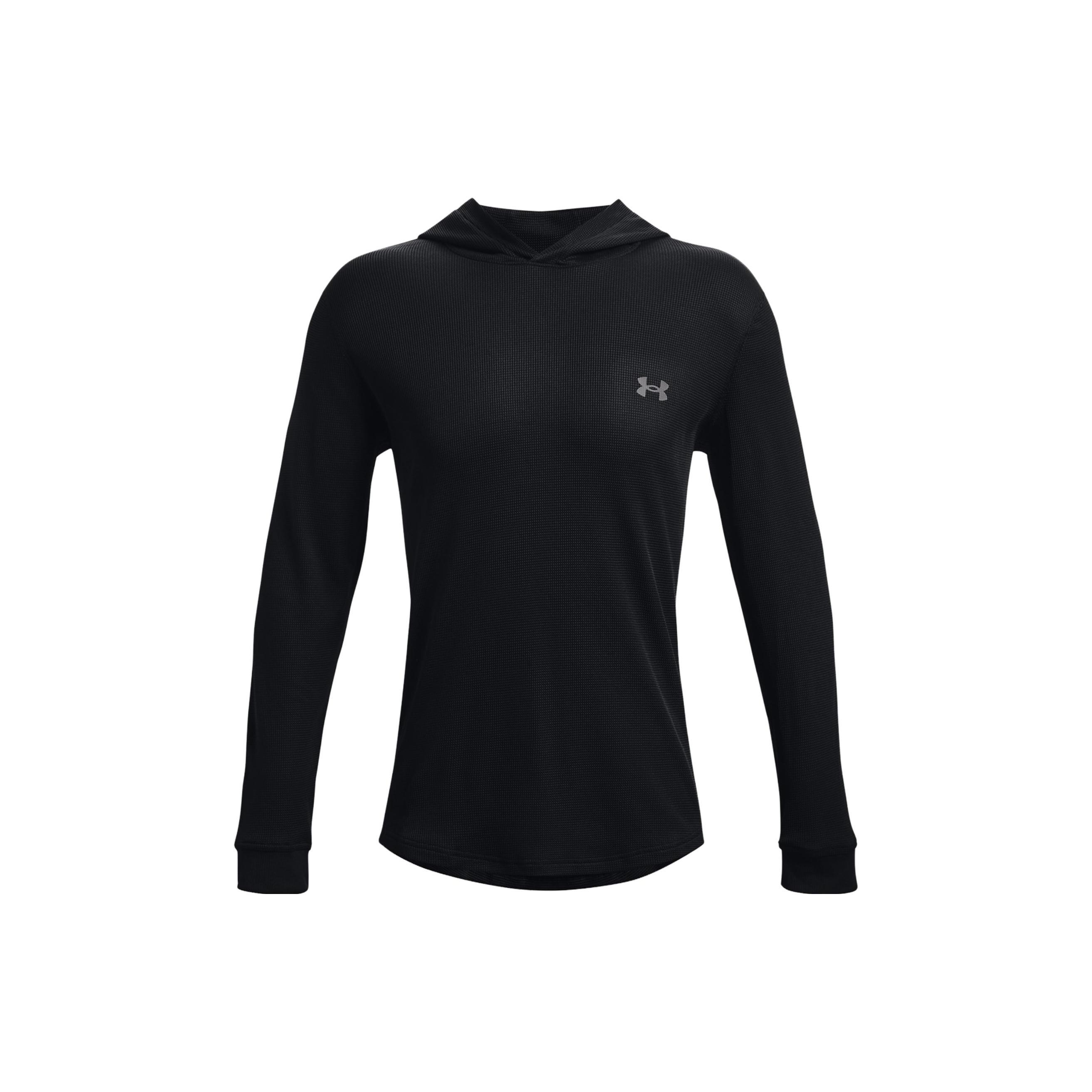 Under Armour Waffle Hoodie  Black  Men s 1302362-001 XXL