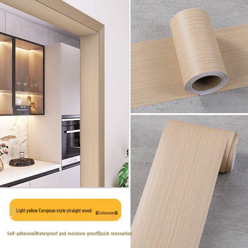 Self-Adhesive Wood Grain Door Frame Repair Trim Strip