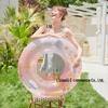 Thickened Pink Glitter Armpit Swim Ring