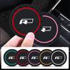 DOG1 2PCS Available in Multiple Colors Silicone material Water Coaster For VW R Tiguan CC Jetta Polo Golf Passat Touareg T-ROC