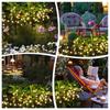 20 LED Solcelle Kirsebærblomst Lotus Lys Hage Lys Utendørs Plen Lys Terrasse Dekorasjon Hagegang Omgivende Landskapslys