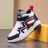 Boys Leather Sneaker Children Shoes 4 To 12 Years PU Autumn Kids Footwear Sports Tennis Casual High Top Sneaker for Boy