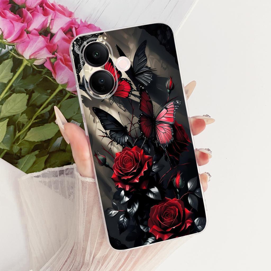 For Vivo V60 Lite 4G Case V2530 New Fashion Painted Cover Soft Slim Phone Case For Vivo V60 V 60 Lite V60Lite 5G Back Cover Bags