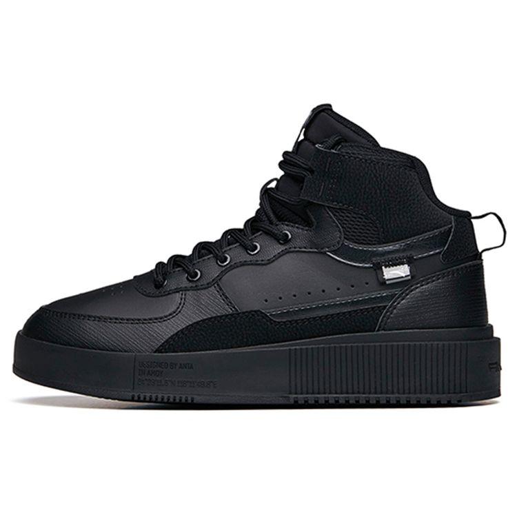 Anta Life Series High-top Casual Shoes Women Black 922138011-5 37.5