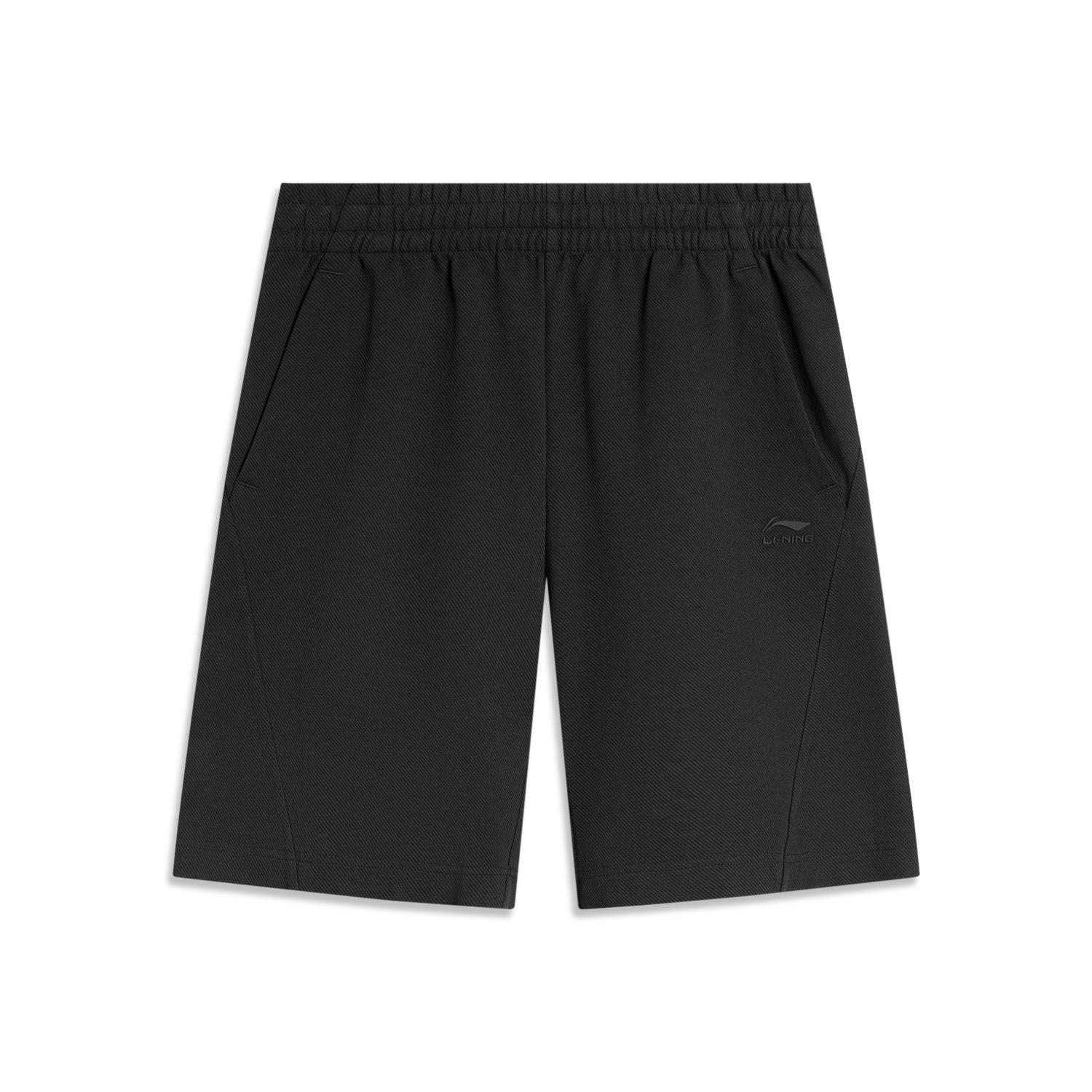 

Li Ning Sports Trend Series однотонные, со средней талией, удобные, универсальные, дышащие, прямые, повседневные шорты, мужские шорты, черные AKSU535-2 M