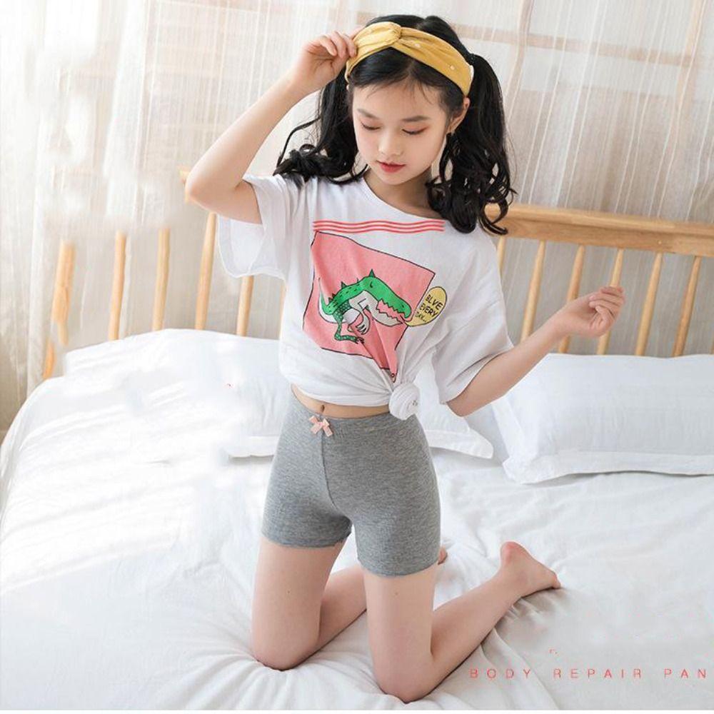 Breathable Girls Dance Safety Pants Cotton Children Summer Underwear Cute Kids Short Pants