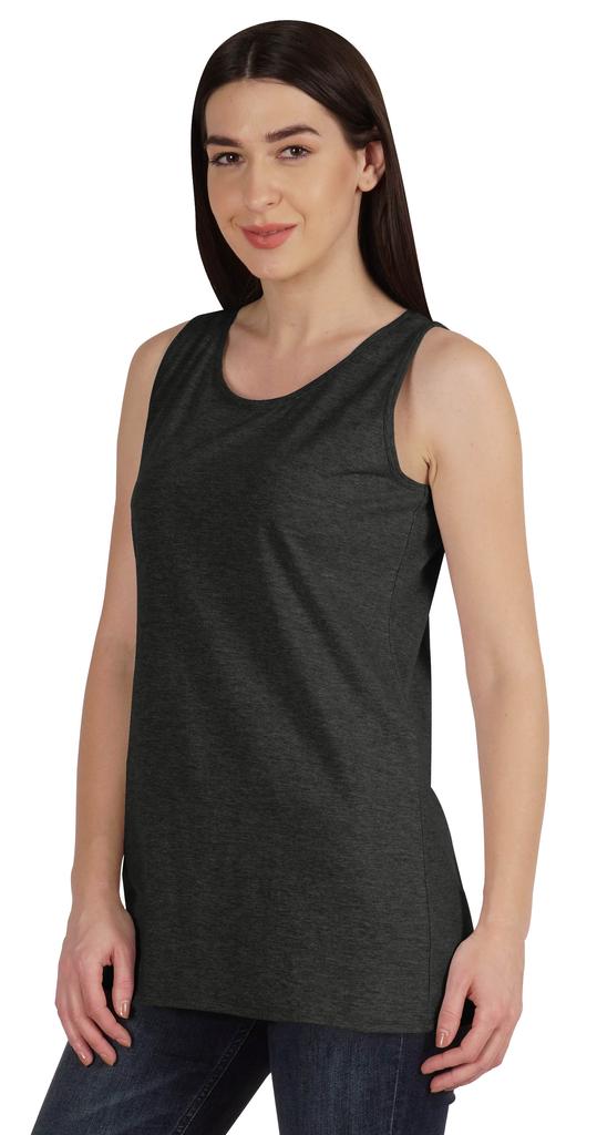 Inkmeso Women  s   Solid Sleeveless Tank Tops Scoop Neck Summer T-shirt Casual