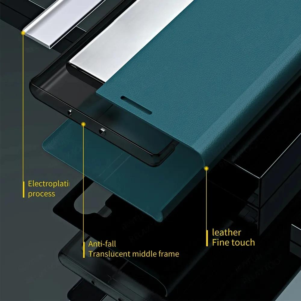 Custodia a libro in pelle placcata Business per Xiaomi 15T Pro 14T 13T Pro Redmi Note 14/13 Pro Plus 4G 5G con supporto in PU