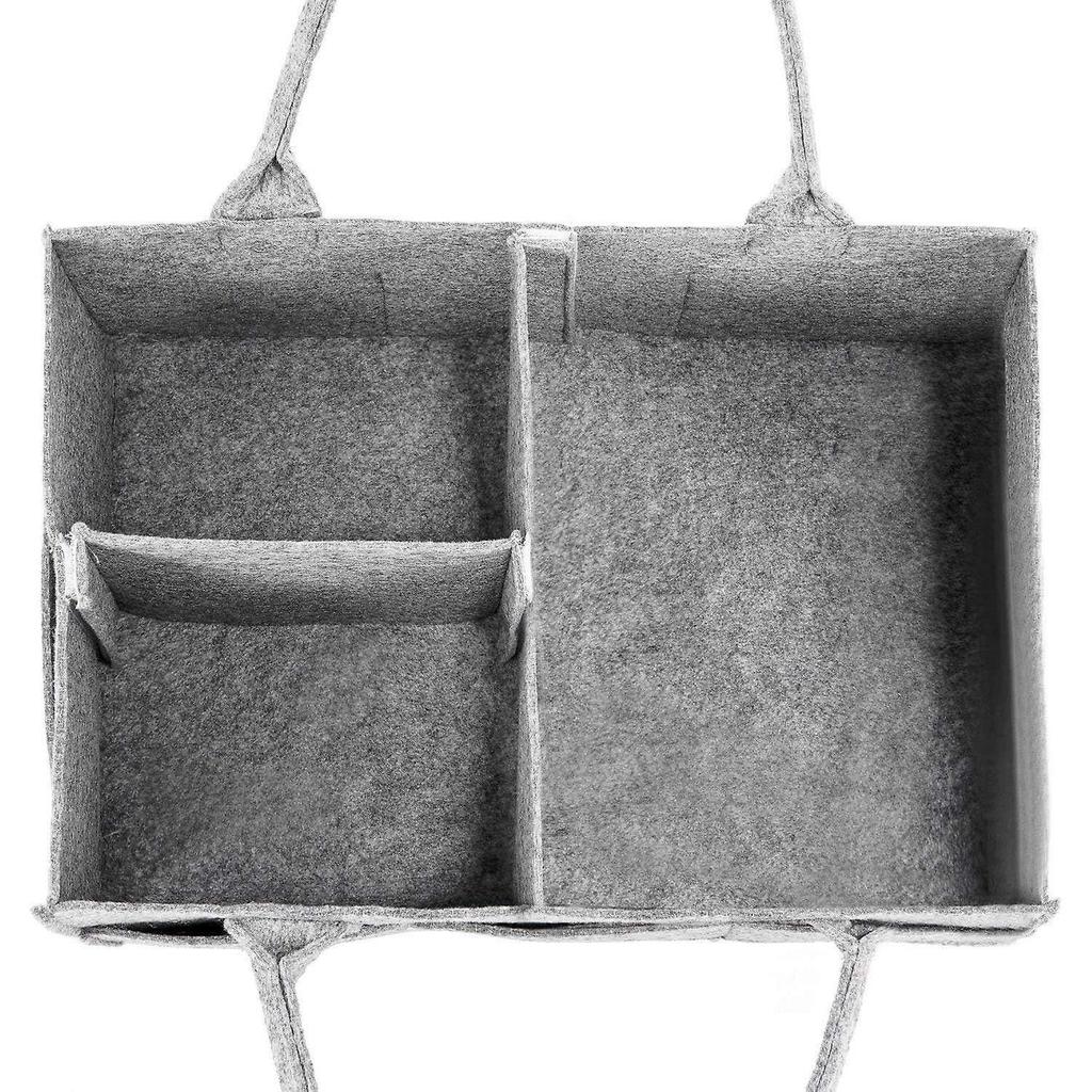 Organizer per Pannolini Grigio Grande, Portatile per Viaggi in Auto