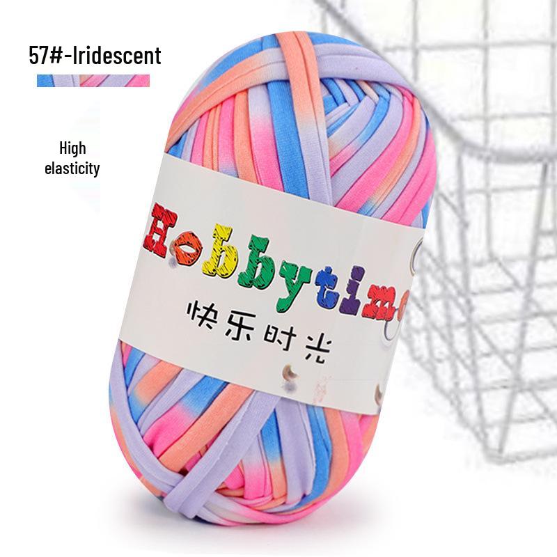 Cloth Strip Yarn DIY Crochet Kit: Handmade Bag, Knitting Material for Cushions, Carpets, and Dolls