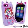Einhorn Dual-Kamera Pädagogisches Touchscreen-Telefon für Kinder - Frühes Lernen und Weihnachts-Edition