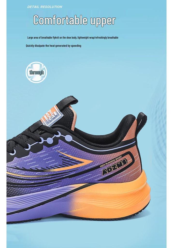 2025 Men's Summer Mesh Sports Shoes - Soft Sole, Breathable, Wear-Resistant, Lightweight Running & Walking Shoes