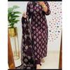 Women Designer Cotton Kurta Pant Dupatta Set Indian Party Wear Top Tunic Kurti VSO-1718 C