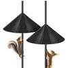 Squirrel Baffle Plastic Wrap Around Bird Feeder Guard Squirrel Proof Pole Barrier for Outdoor Garden Backyard Station Durable
