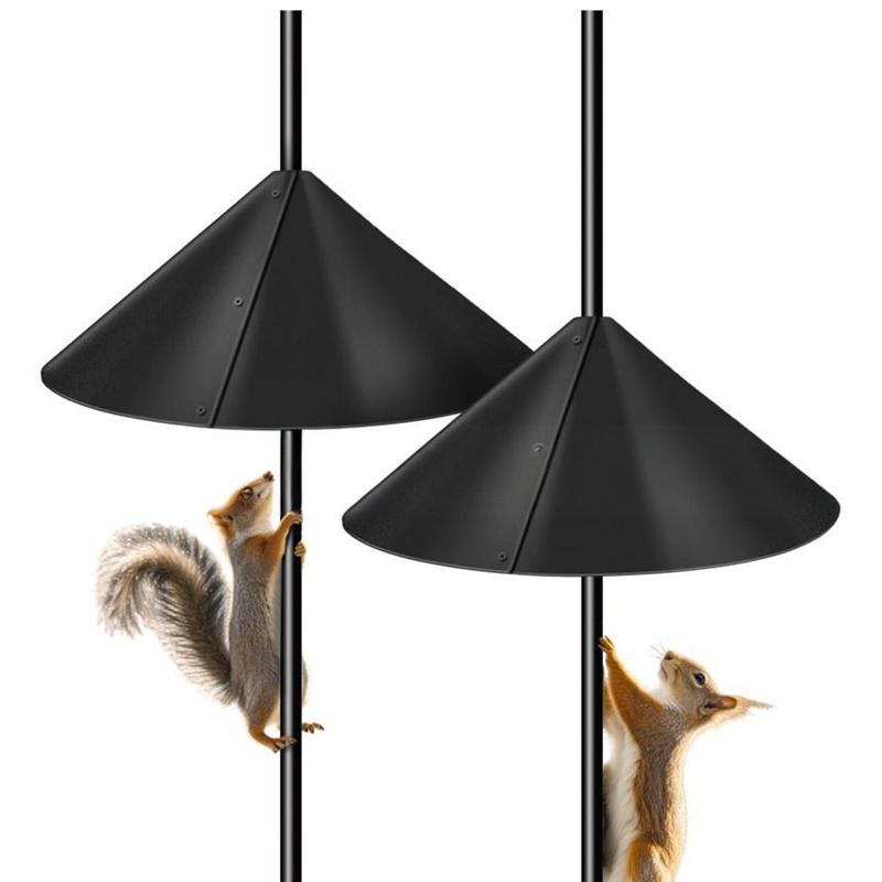 Squirrel Baffle Plastic Wrap Around Bird Feeder Guard Squirrel Proof Pole Barrier for Outdoor Garden Backyard Station Durable