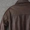 Vintage Red Brown Men Leather Jacket Oversized Style Black Genuine Cow Loose Man Bomber Coat Plus Size