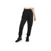Nike Solide hochtaillierte, figurbetonte Jogginghose Stricksporthose Damenunterteile Schwarz FB8269-010