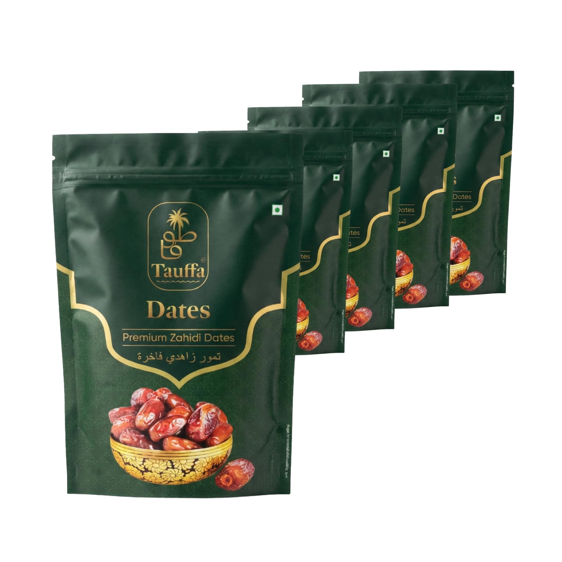 Tauffa Premium Zahidi Dates - Naturally Sweet, No Added Sugar, Nutrient-Rich Khajoor for Snacking, Baking & Recipes, High Fiber, Rich in Vitamins