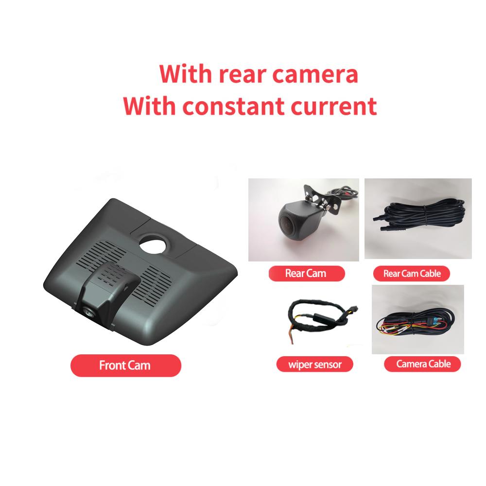 4K Car Video DVR for Honda Fit Jazz GR GS Crosstar RS 2021~2024 Driving Recorder Front Monitor Camera Night Vision HD Accessorie