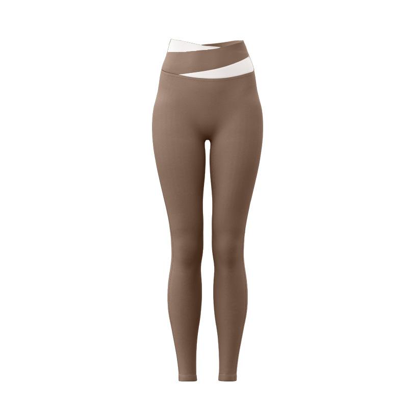 Contrasting Color Splicing Yoga Suit Women Can Wear Quick-drying Breathable Short-sleeved Trousers Pilates Sports Suit