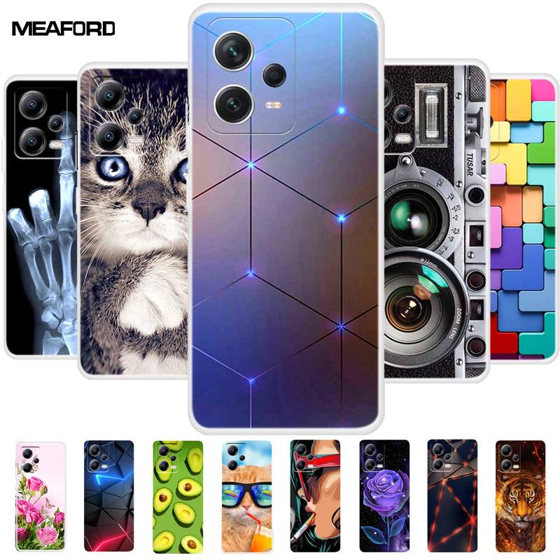 For Xiaomi Poco X5 5G Case PocoX5 2023 Fashion Soft TPU Silicone Clear Case for For Xiaomi Poco X5 Pro X 5 X5Pro Capa Fundas Bag