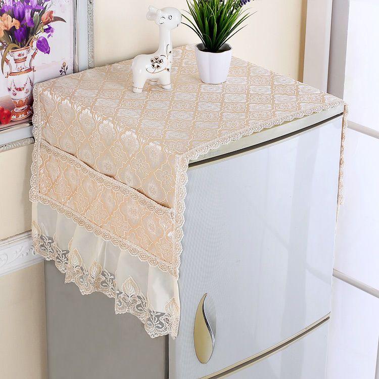 Refrigerator Single-door and Double-door Dust Cover, Refrigerator Cover Cloth, Refrigerator Towel, Washing Machine Cover, Multi-purpose Cover Cloth