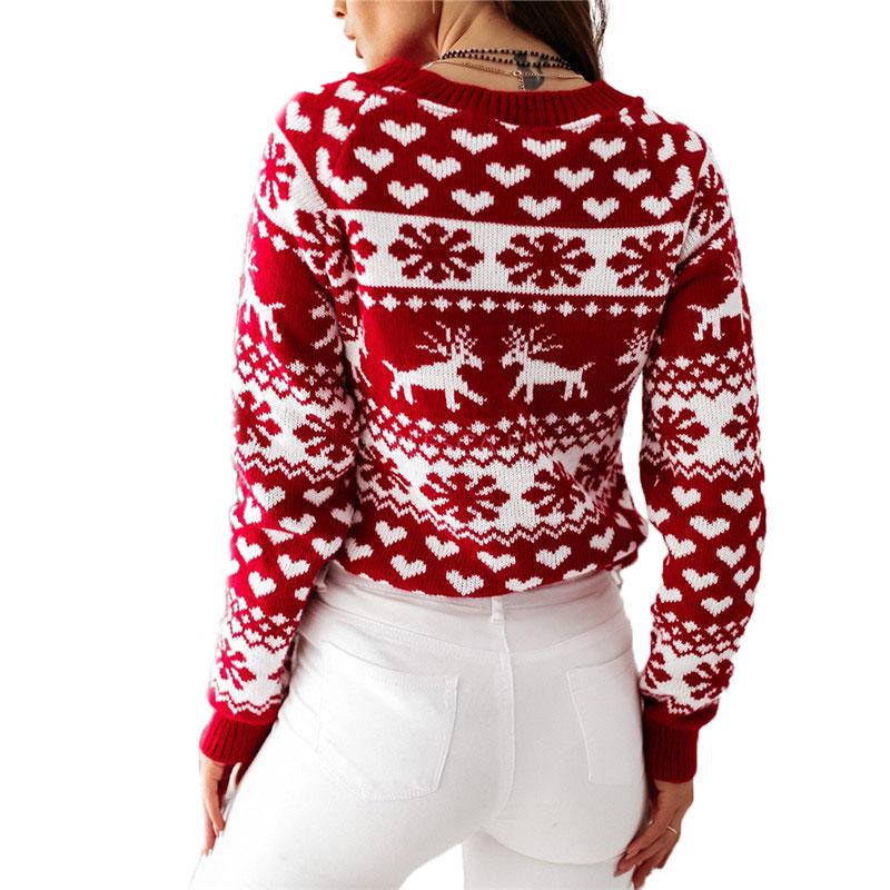 snowflake christmas jumper womens