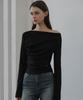 DEHEVE One Off-Shoulder Sleeve [Black]