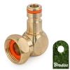 Brass Angle Swivel Tap Connector with 3/4 Inch Thread