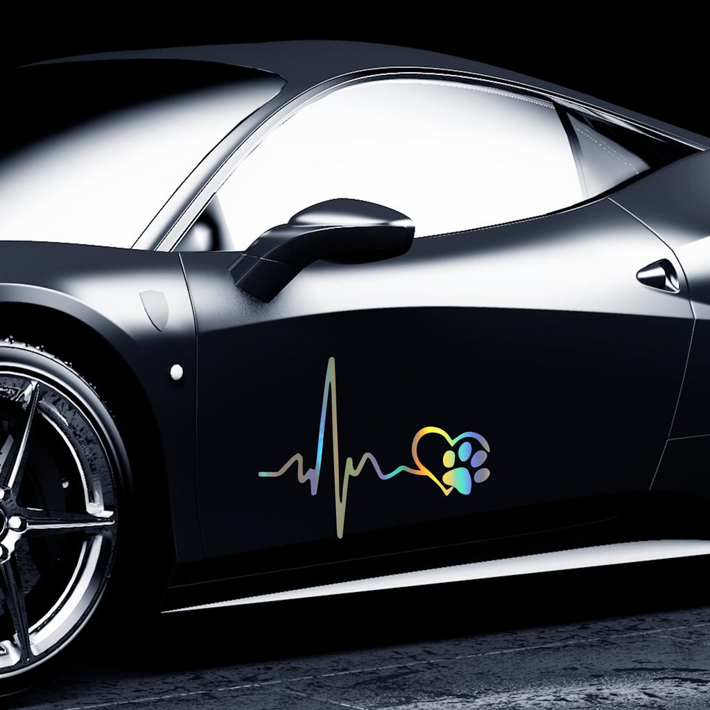 Cute Animal Dogs Cats Footprints Car Foot Prints Sticker Series Vinyl for Car Styling Body Window Stickers Decals Decoration