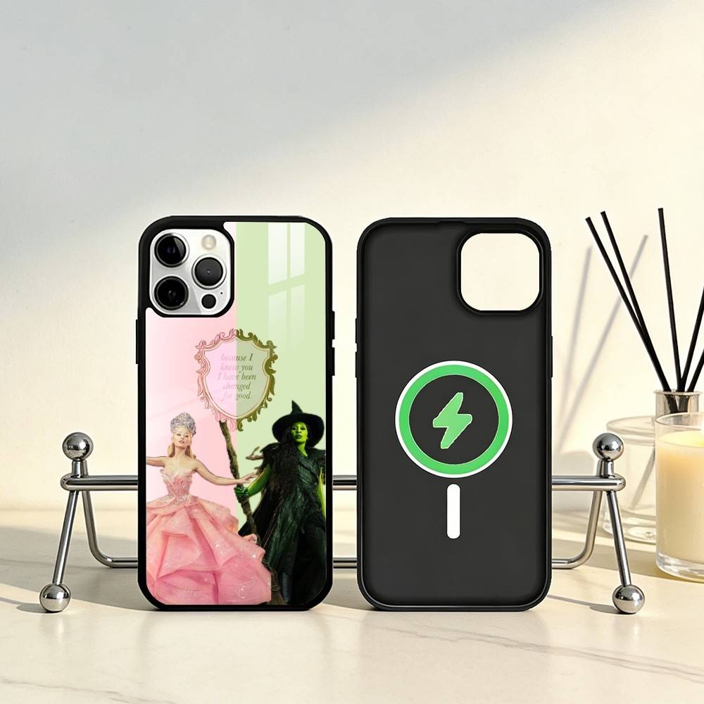 W-Wicked Musical Phone Case For iPhone17,16,15,14,13,12,11 Plus,Pro Max Magnetic For Magsafe Wireless Charging