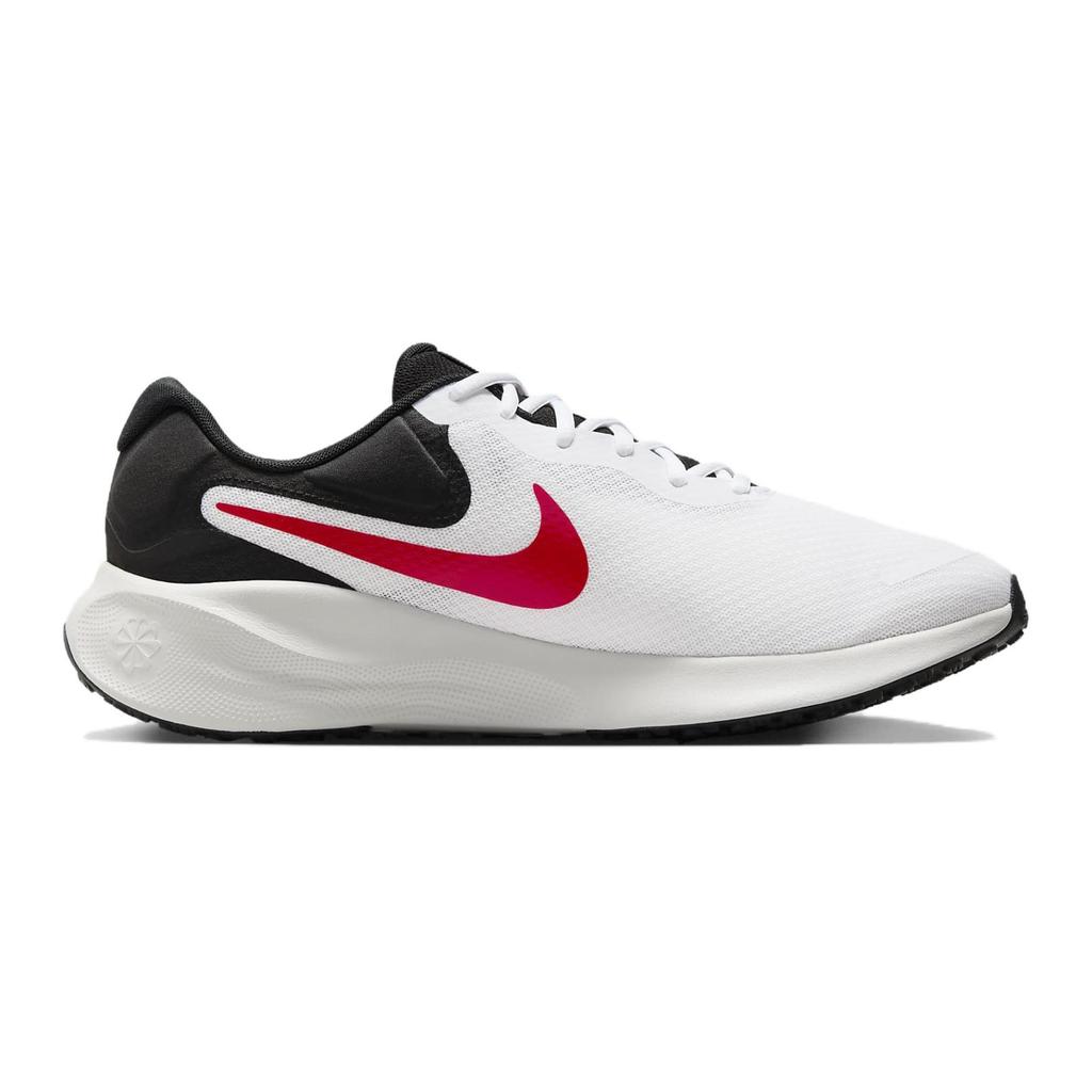 Nike Revolution 7 White Black Photon Dust Fire Red Running Shoes FB2207-102