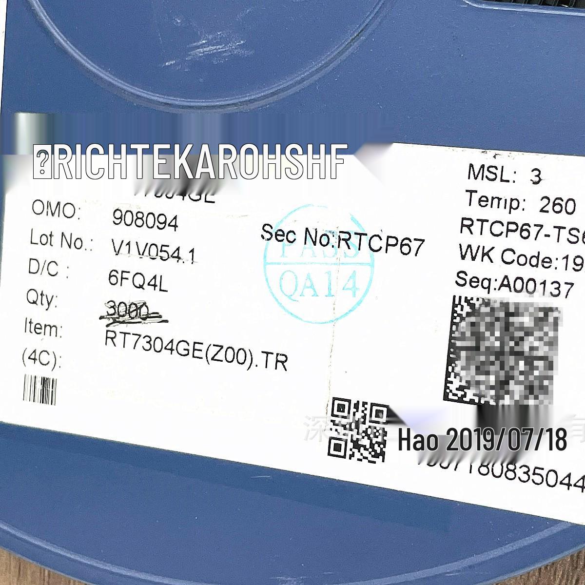 

Richtek SOP8 Models: RT7239GSP, RT7240GSP, RT7277GSP, RT7278GSP, RT7258GSP
