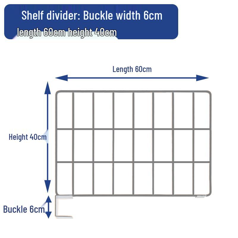 Warehouse Shelving Divider Mesh Grid Partition for Storage and Display Racks
