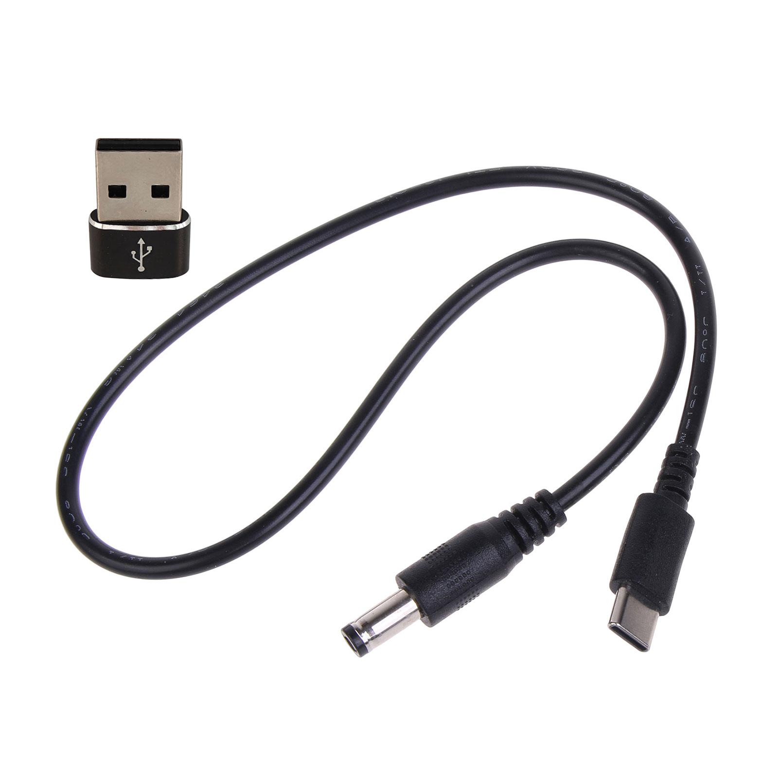 

Кабель питания USB Type C PD to DC5.5x2.1mm для маршрутизаторов, камер, вентиляторов QC3.0 USB 5V9V12V1.5A Вход Type C PD 5V9V12V3A 40-5V