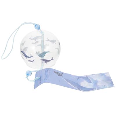 Japanese Retro Glass Wind Chime Glass Wind Chime Decorative Bell Hanging Nament Adornment Wind Chimes Accessories