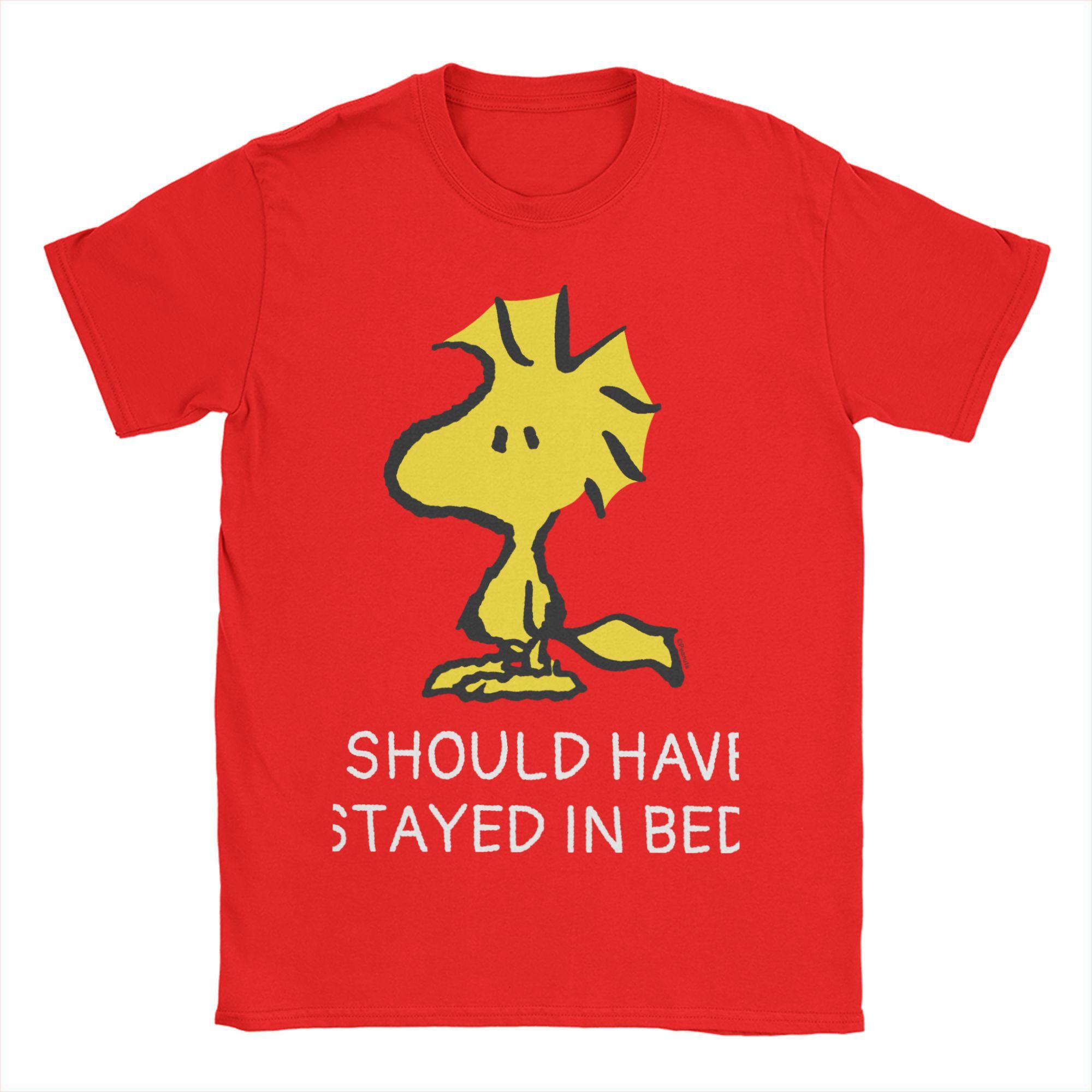 Футболка Snoopy s Friend Woodstock из Peanuts для мужчин и женщин, модные футболки, хлопковая одежда S