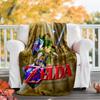 1pc Game Zelda Theme Blanket - Digital Print, Polyester, Cozy for All Seasons, Perfect for Outdoor, and Travel
