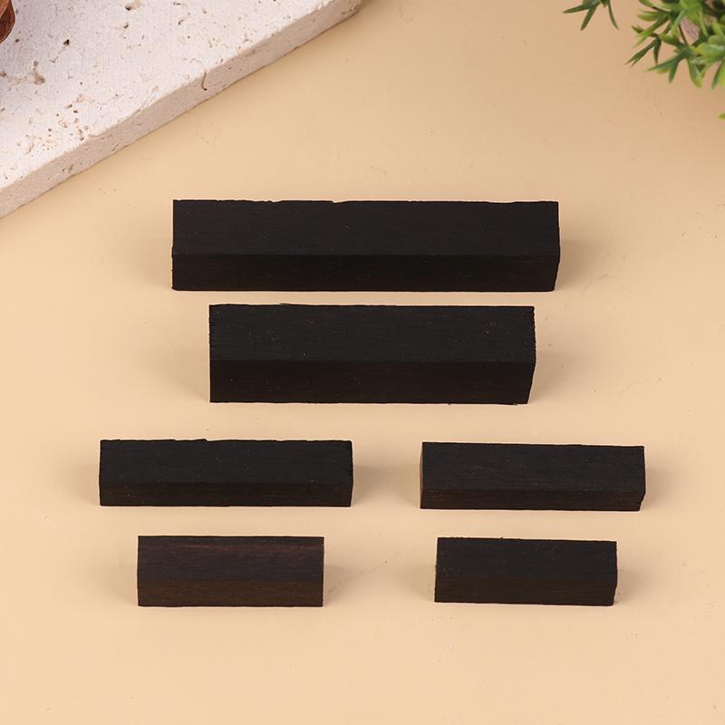 2Pcs/Set Ebony Violin Nut Viola Cello Ebony Wood Saddle Double Bass Nuts Fiddler Fittings Parts Violin Parts Accessories