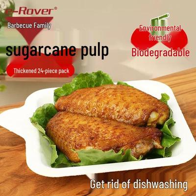 Degradable Square Paper Plates