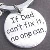 If Dad Can't Fix It No One Can Hand Tools Keyring Father's Day Gift Key Chain