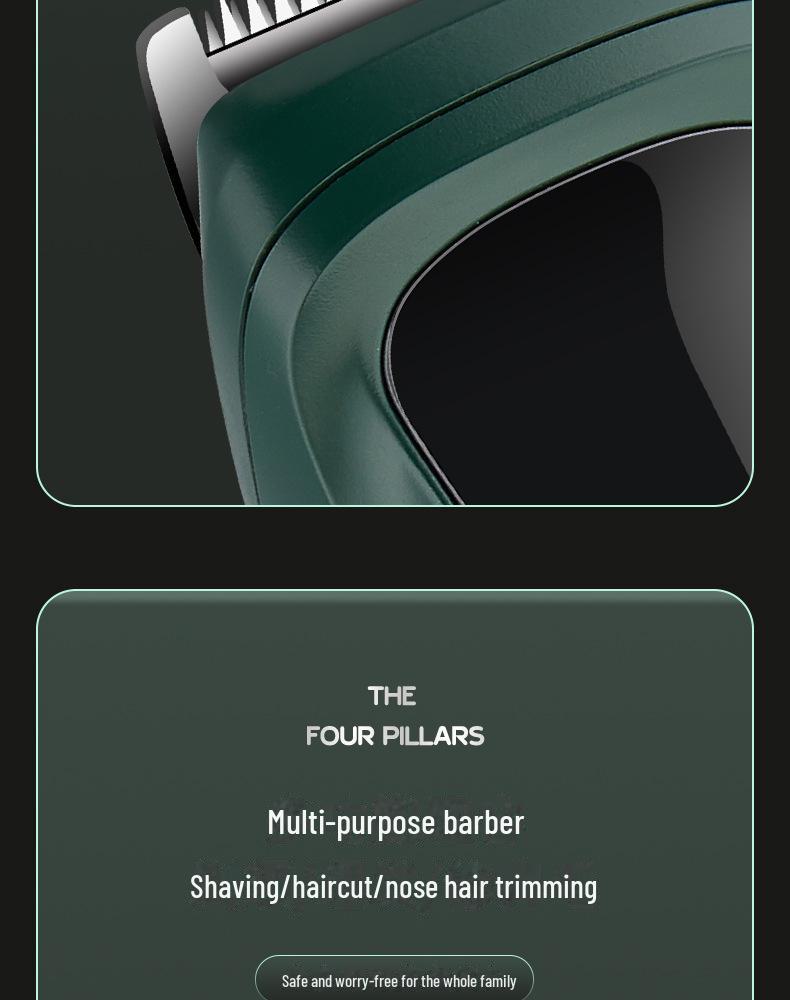 Rechargeable Waterproof Electric Hair Clipper Set