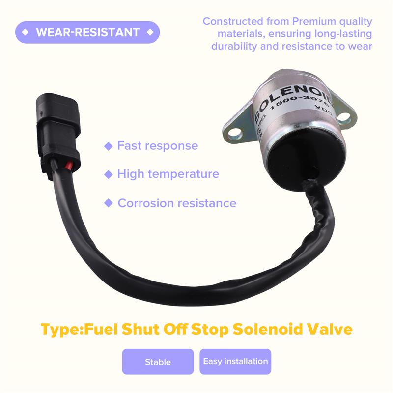Kraftstoff-Absperr-Magnetventil Stopp-Magnetventil Stopp-Magnetventil Für Yanmar 12V