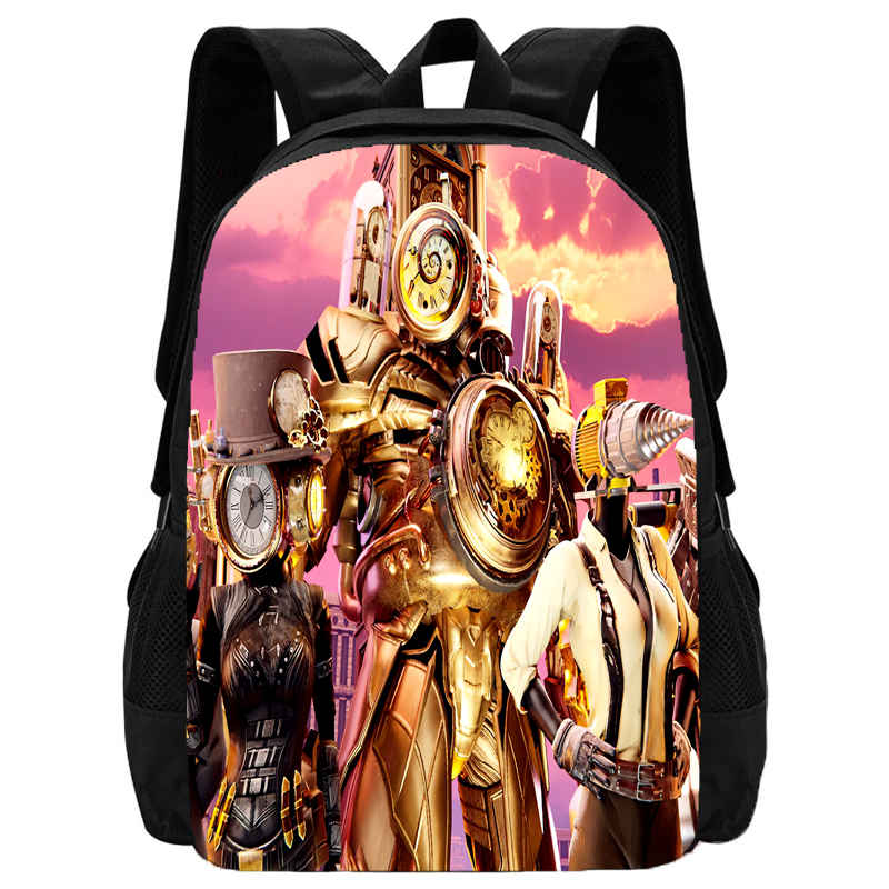 

Mochila Skibidi Toilet School Backpack Cartoon School Bag for Boys Titans Cameraman Children Backpack Speaker Tv Man Kids Bags 15 inches
