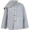 Women's Double-faced Wool Blend Commuter Coat