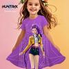 Kpop Demon Hunters Girls Toddler Dress Summer Kids Cartoon Anime Princess Beach Outfit Casual Nightgown